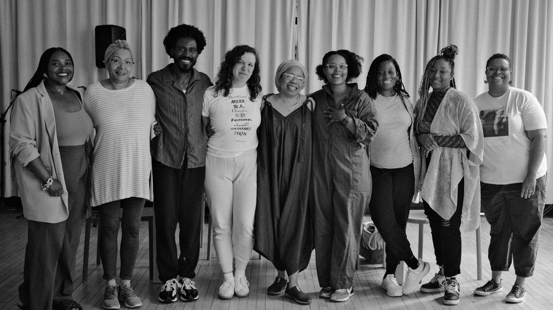 love jawns writers standing in a row