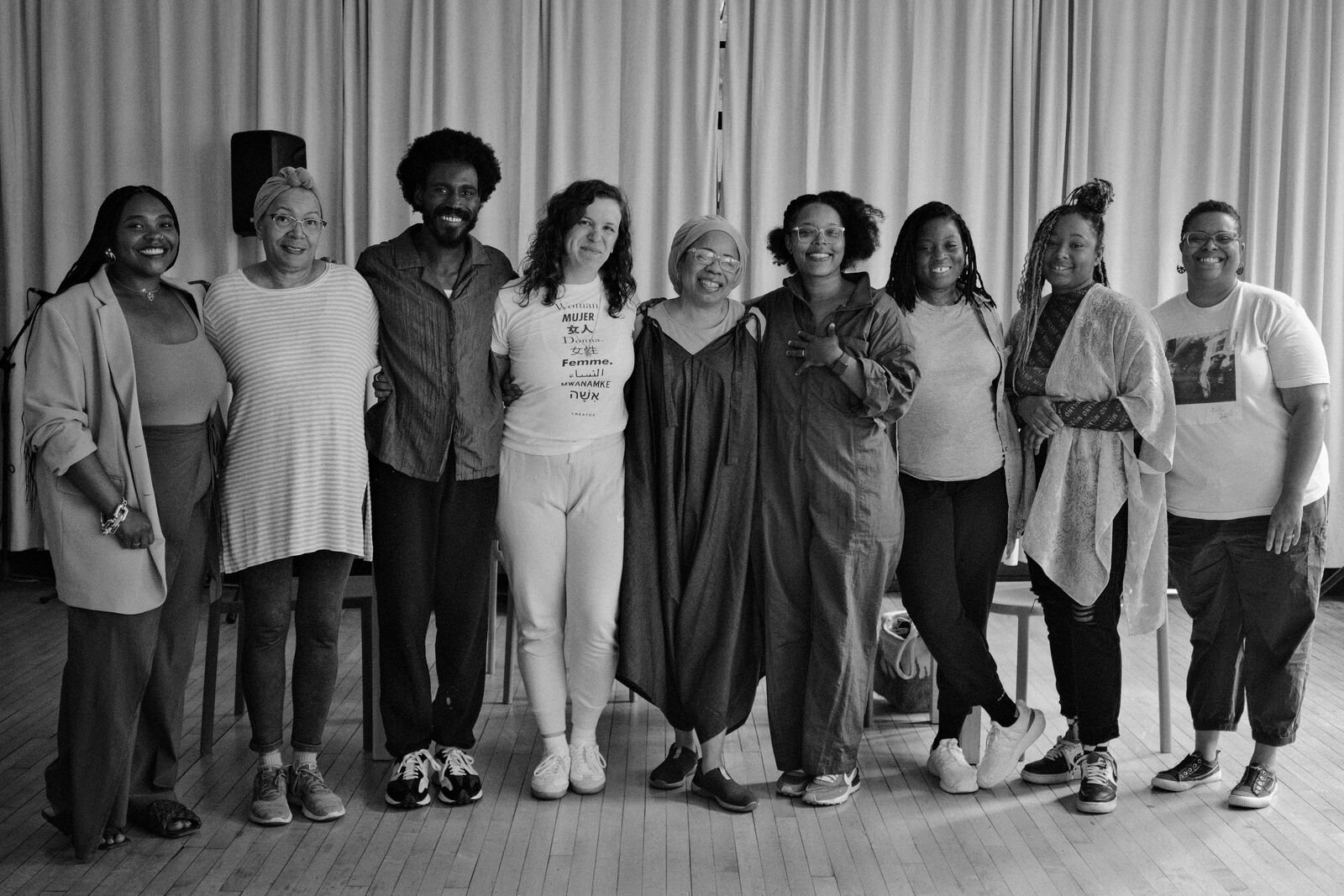 love jawns writers standing in a row